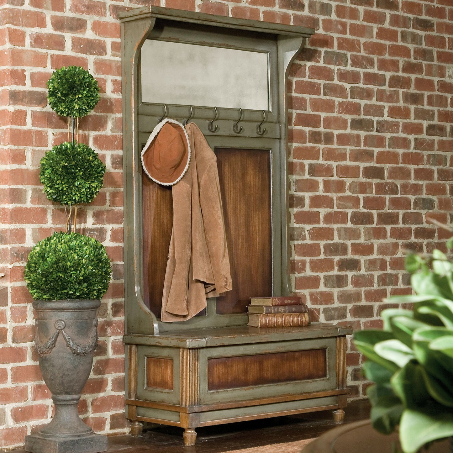 Uttermost 25561 Riyo Distressed Hall Tree