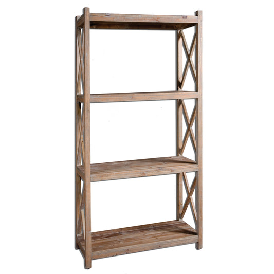Uttermost 24248 Stratford Reclaimed Wood Etagere