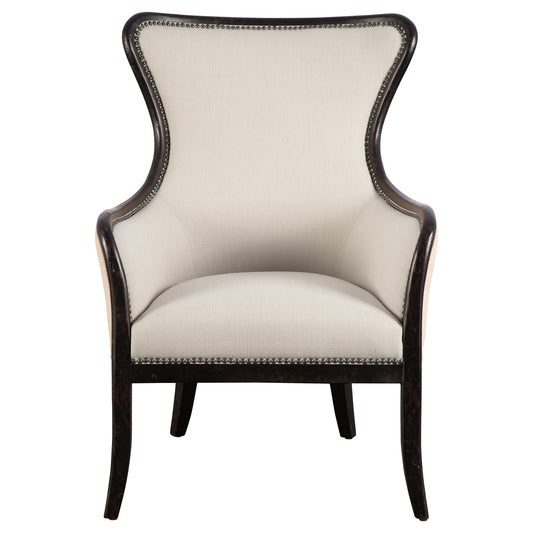 Uttermost 23073 Sandy Wing Back Armchair