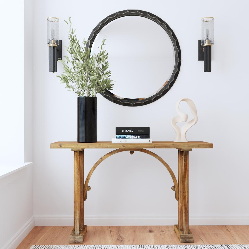 Uttermost 24302 Genessis Reclaimed Wood Console Table