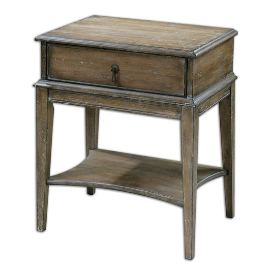 Uttermost 24312 Hanford Weathered Side Table