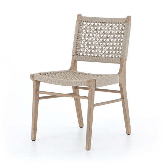 Four Hands JSOL-031A Delmar Outdoor Dining Chair - Washed Brown-FSC