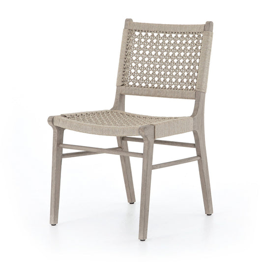 Four Hands JSOL-031B Delmar Outdoor Dining Chair - Weathered Grey-FSC