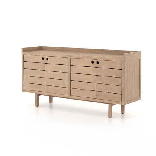 Four Hands JSOL-060 Lula Outdoor Sideboard - Washed Brown-FSC