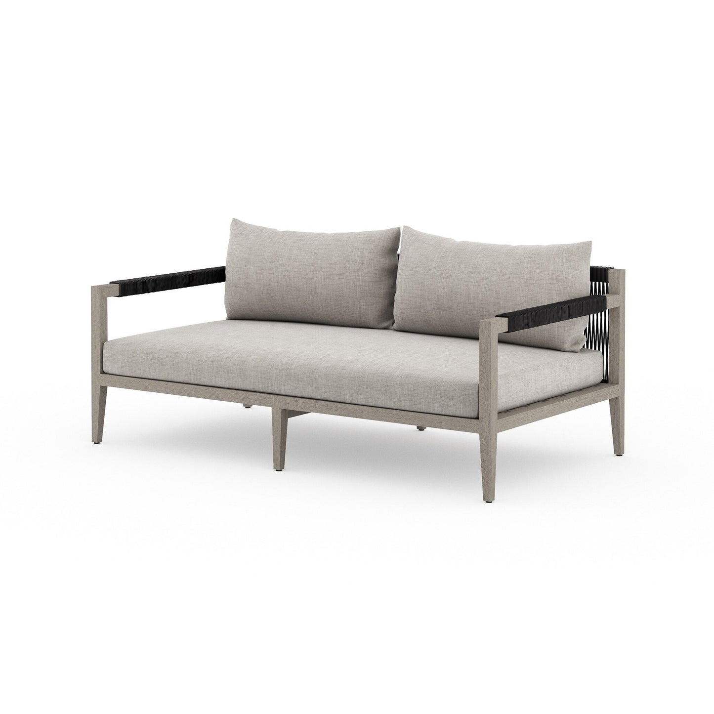 Four Hands JSOL-10101K-561 Sherwood Outdoor Sofa, Weathered Grey - Venao Grey
