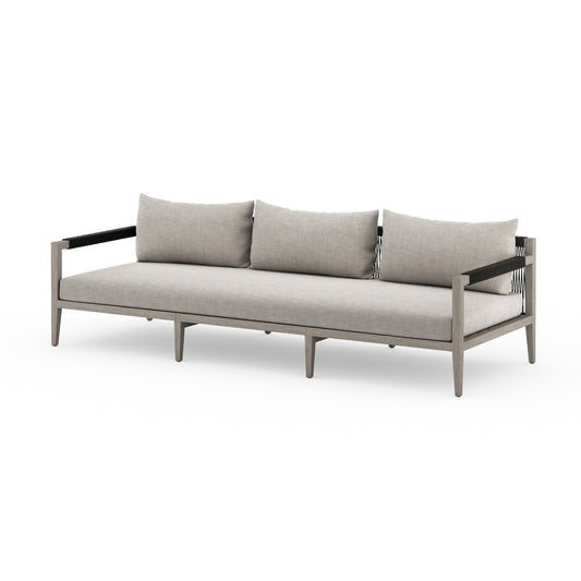 Four Hands JSOL-10201K-561 Sherwood Outdoor Sofa, Weathered Grey - Venao Grey