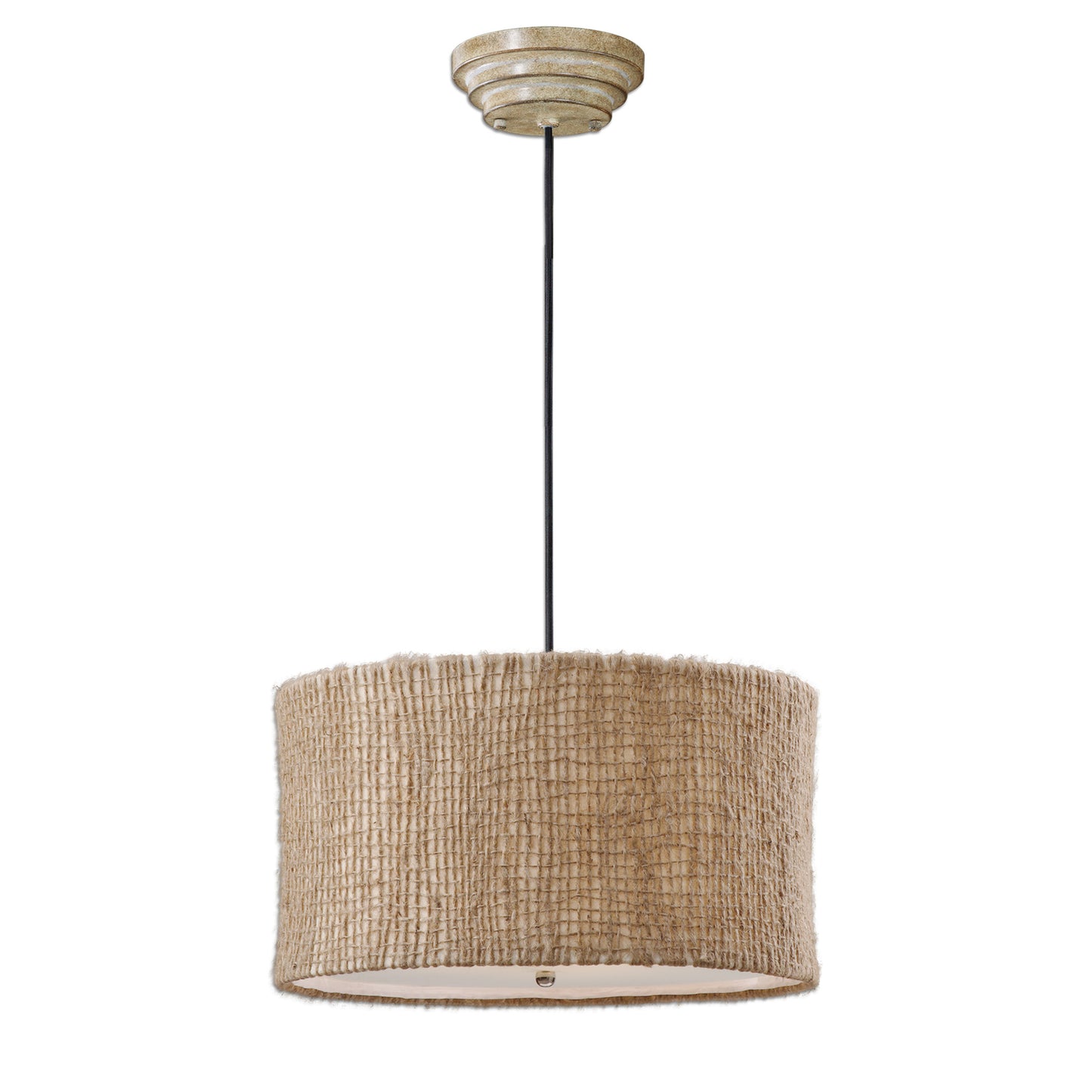 Uttermost 21935 Burleson 3 Light Drum Pendant
