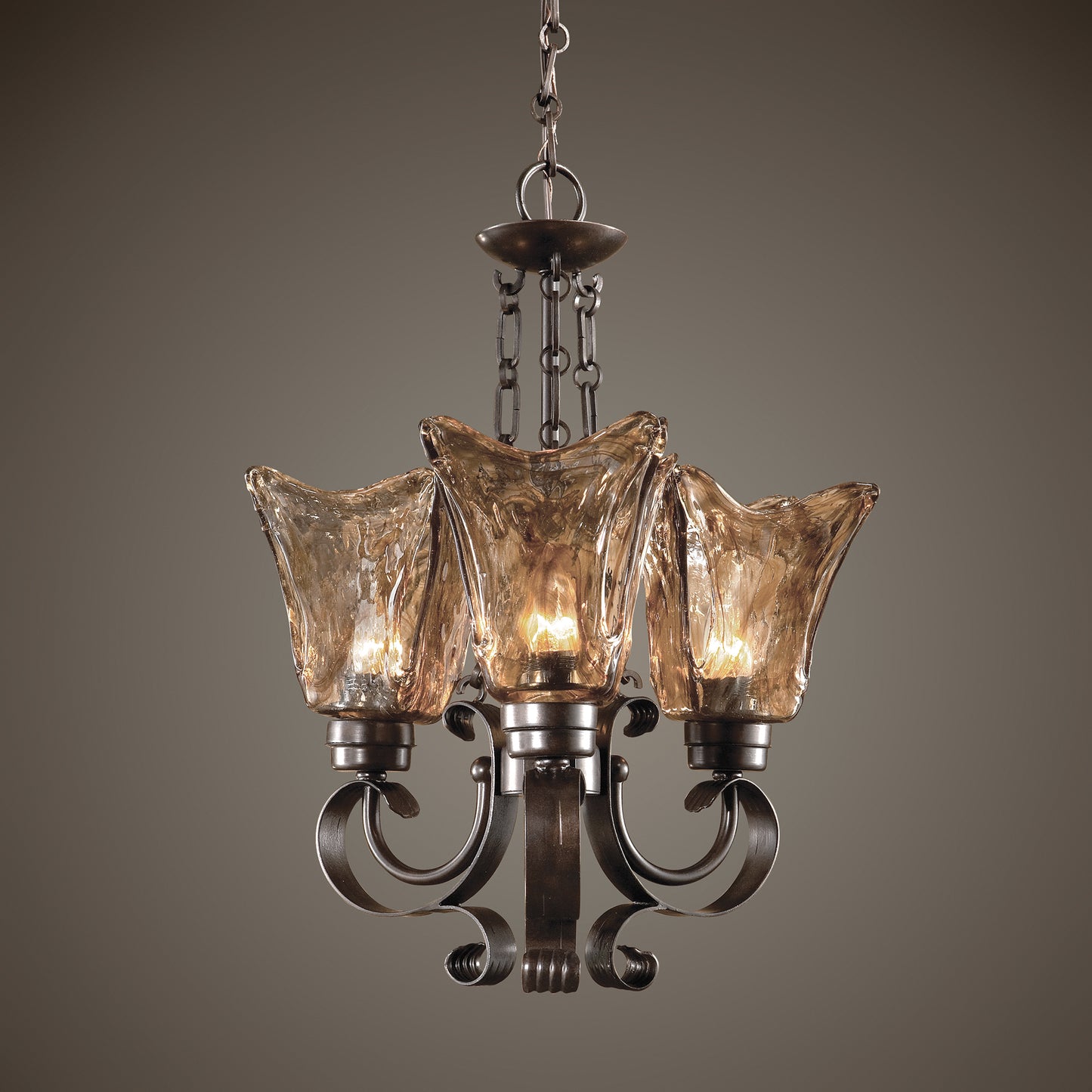 Uttermost 21008 Vetraio 3Lt Oil Rubbed Bronze Chandelier