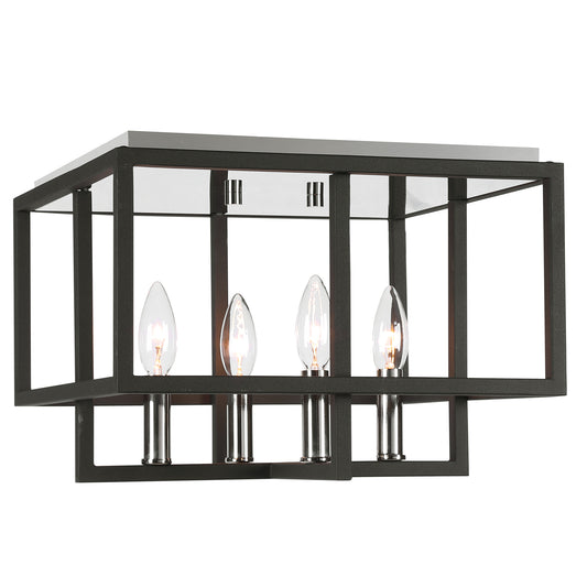Uttermost 22281 Quadrangle 4 Light Flush Mount
