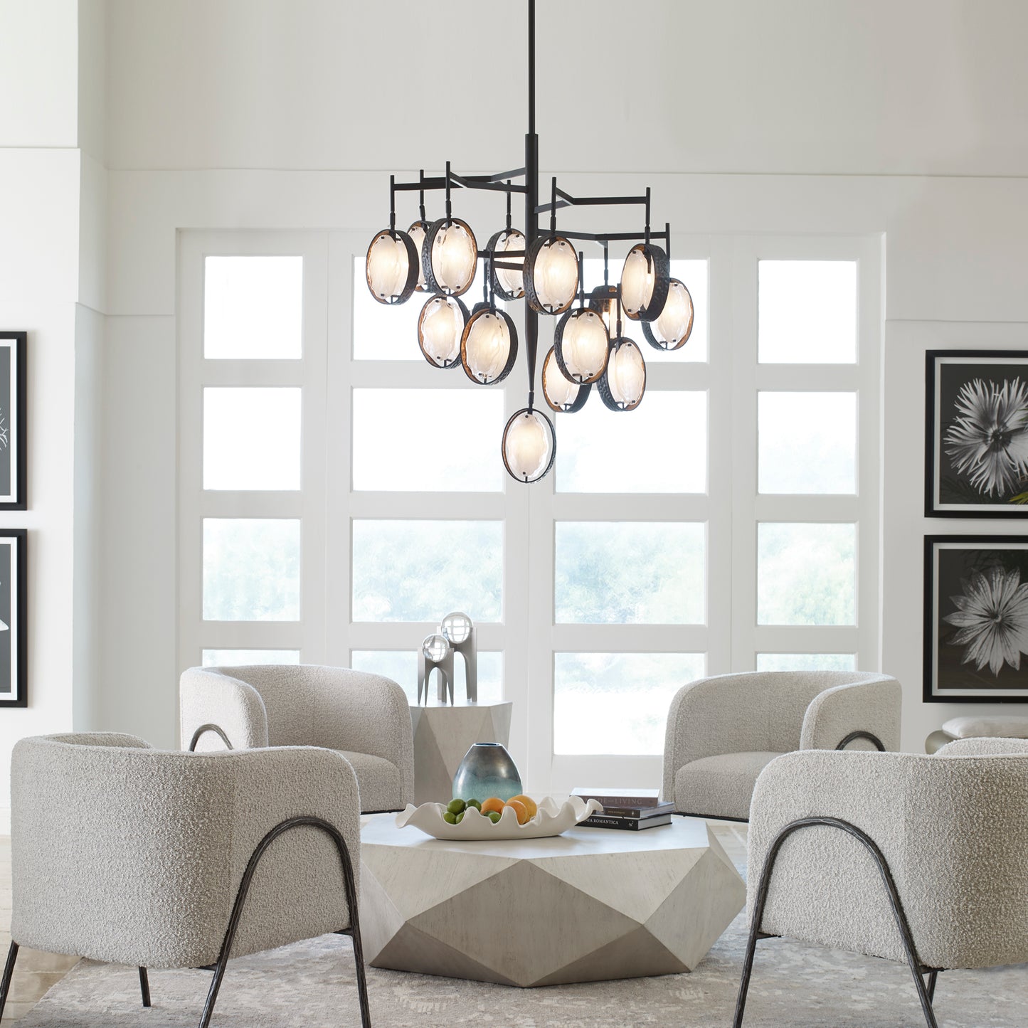Uttermost 21344 Maxin 15 Light Large Bronze Chandelier