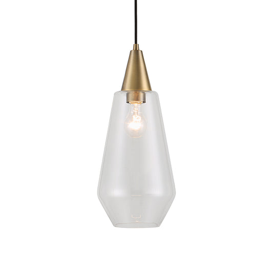 Uttermost 21559 Eichler Antique Brass 1 Light Mini Pendant