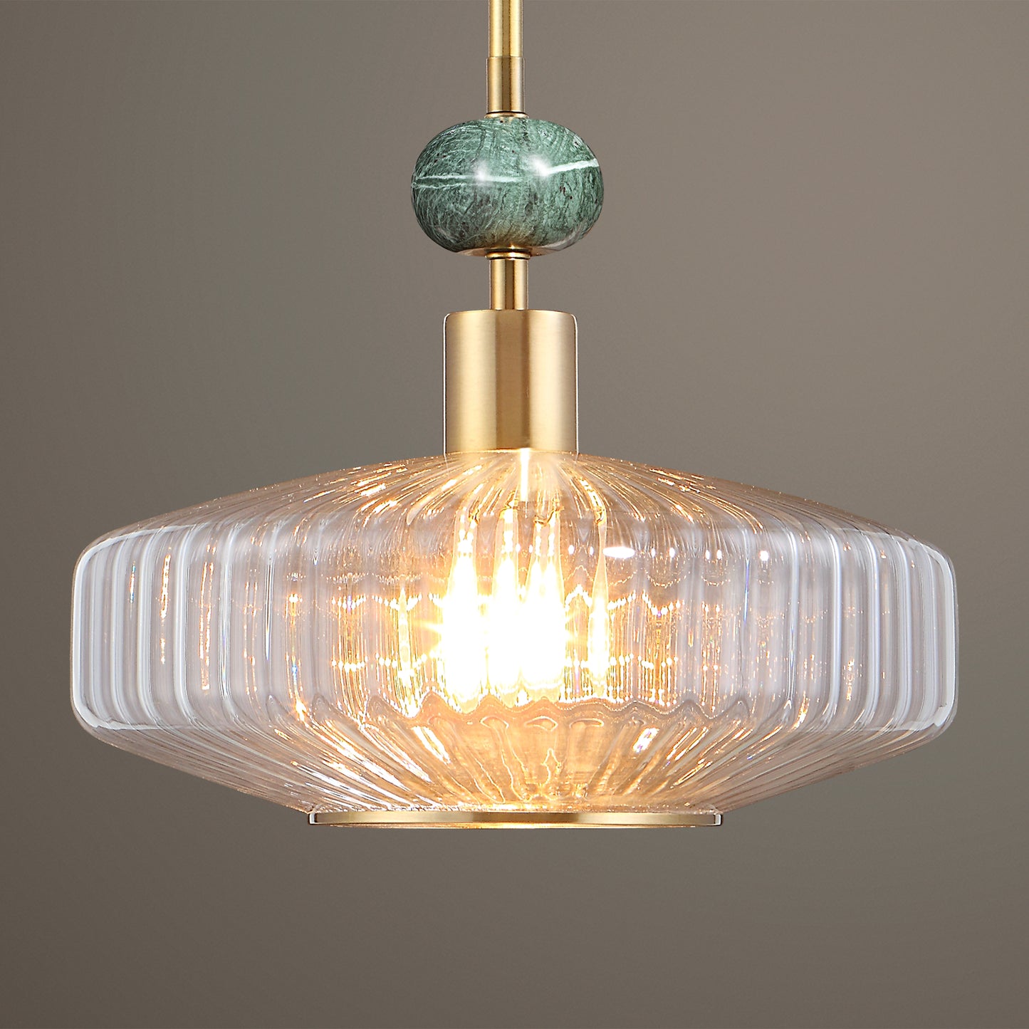Uttermost 21563 Giovane Antique Brass 1 Light Pendant