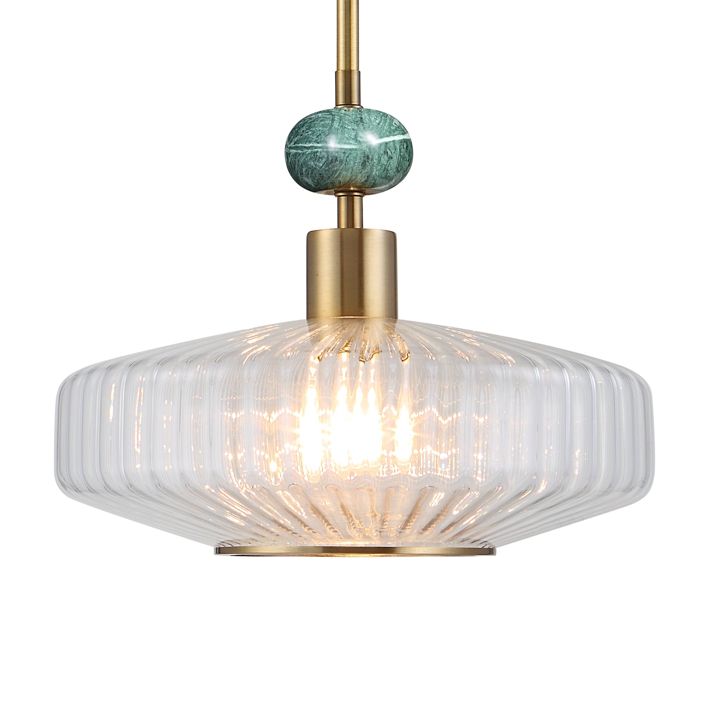 Uttermost 21563 Giovane Antique Brass 1 Light Pendant