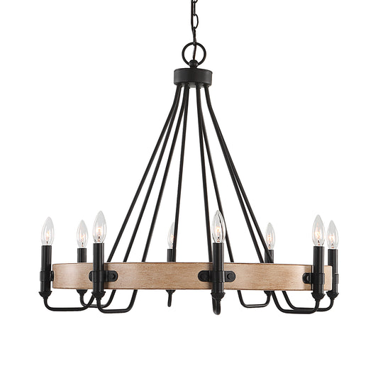 Uttermost 21356 Deschutes 8 Light Farmhouse Chandelier