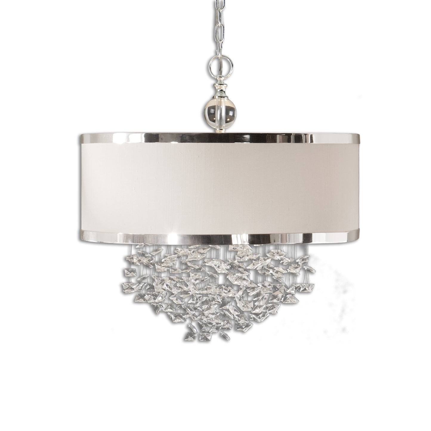 Uttermost 21908 Fascination 3 Light Silken Drum Pendant