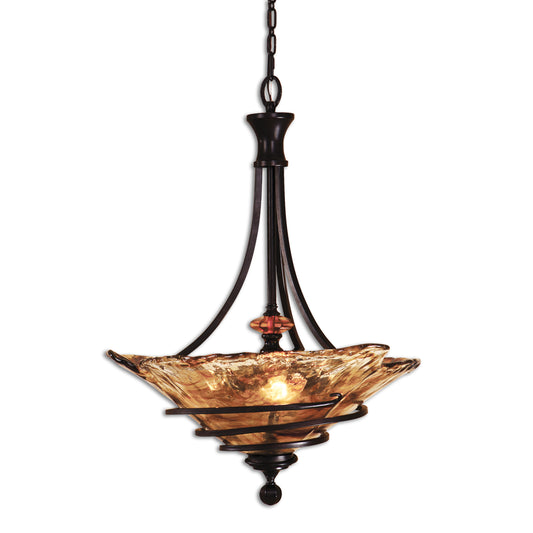 Uttermost 21904 Vitalia 3 Lt Oil Rubbed Bronze Pendant
