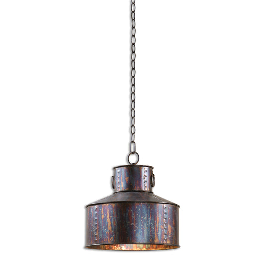 Uttermost 21924 Giaveno 1 Light Oxidized Bronze Pendant