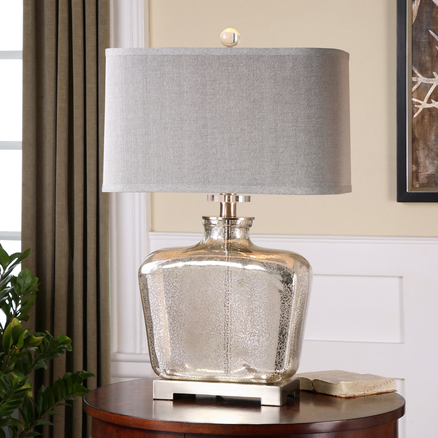 Uttermost 26851-1 Molinara Mercury Glass Table Lamp