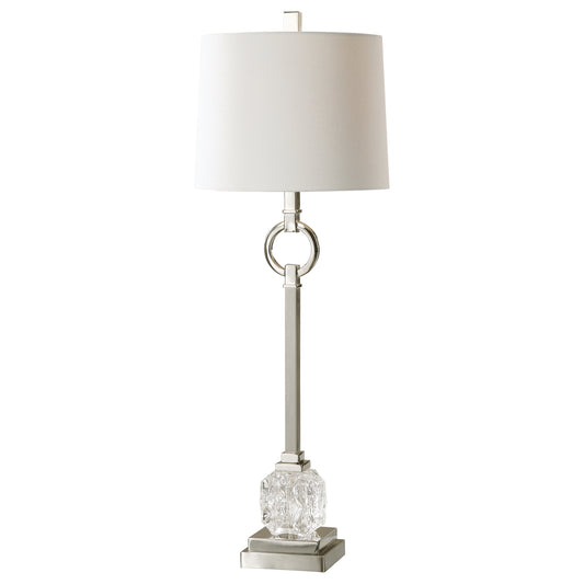 Uttermost 29199-1 Bordolano Polished Nickel Buffet Lamp