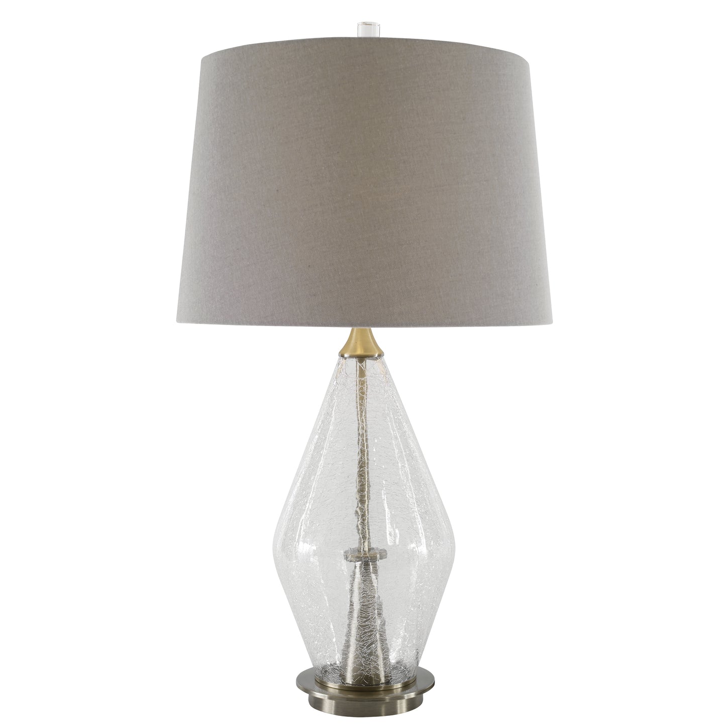 Uttermost 27086 Spezzano Crackled Glass Lamp