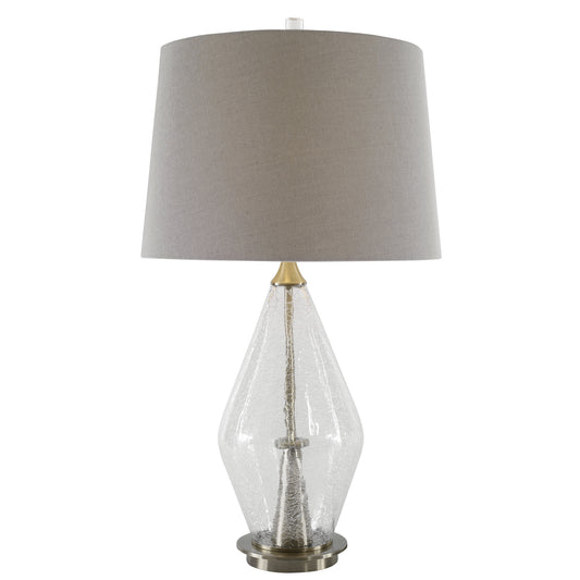 Uttermost 27086 Spezzano Crackled Glass Lamp