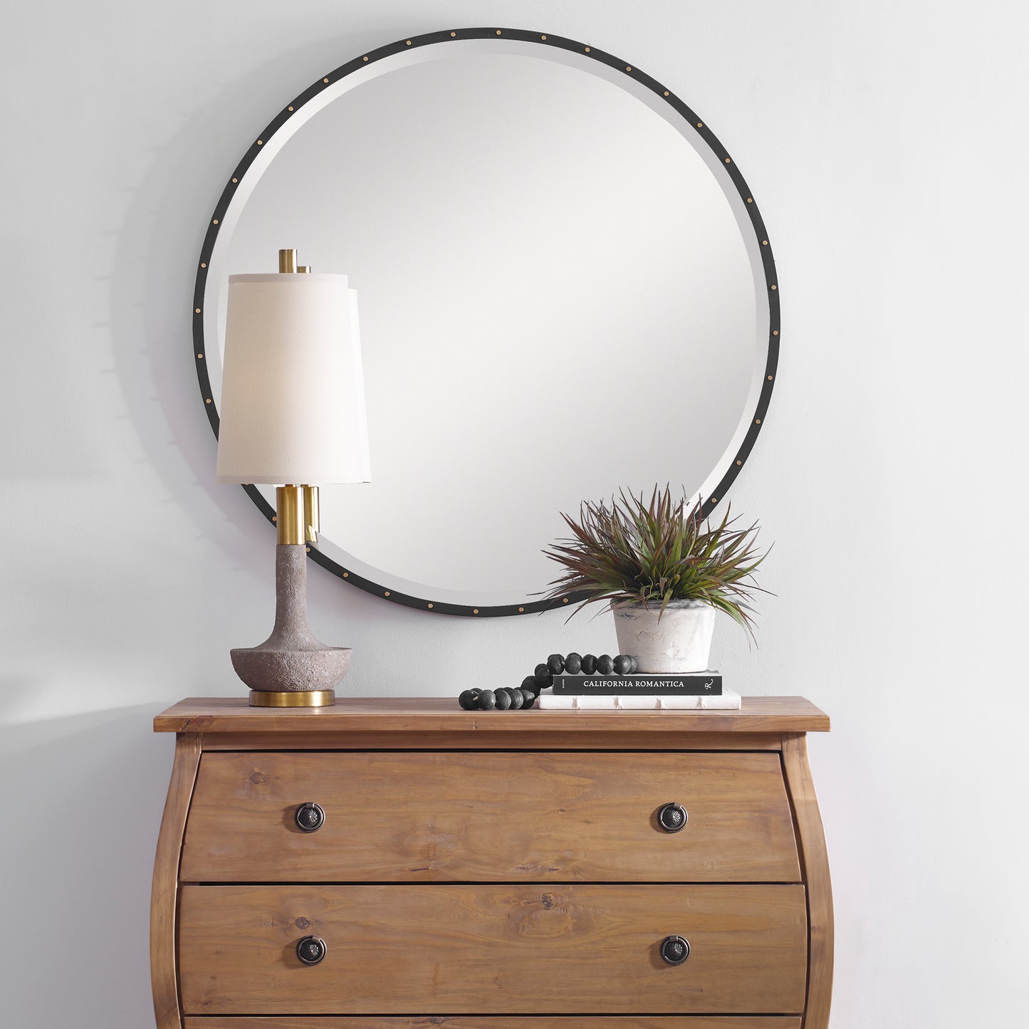 Uttermost 29211-1 Volongo Stone Ivory Buffet Lamp