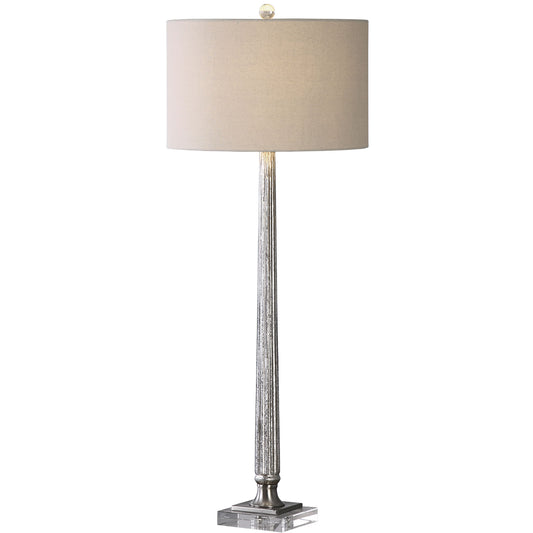 Uttermost 29225 Fiona Ribbed Mercury Glass Lamp