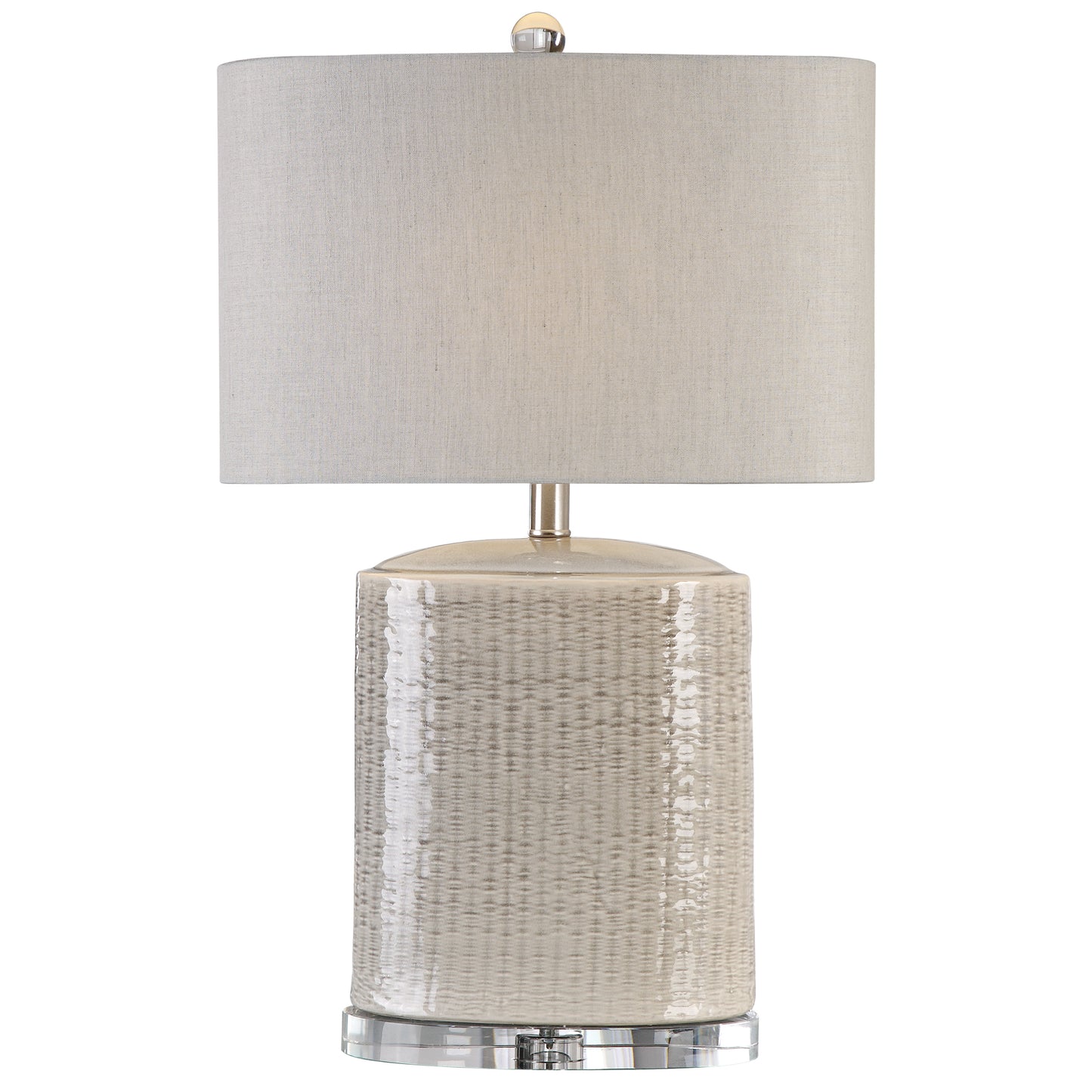 Uttermost 27231-1 Modica Taupe Ceramic Lamp