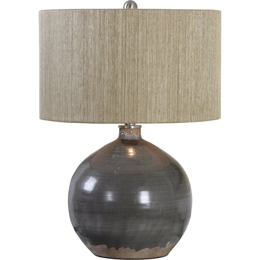 Uttermost 27215-1 Vardenis Gray Ceramic Lamp