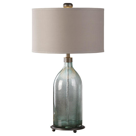 Uttermost 27197-1 Massana Gray Glass Table Lamp