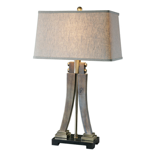 Uttermost 27220 Yerevan Wood Leg Lamp