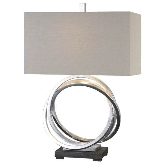 Uttermost 27310-1 Soroca Silver Rings Lamp