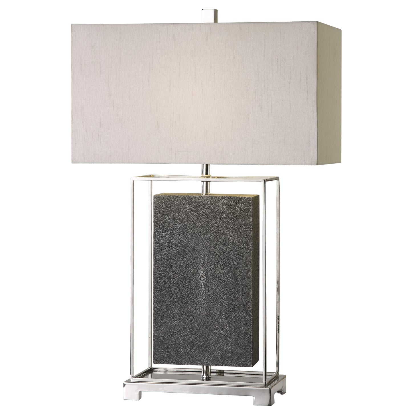 Uttermost 27329-1 Sakana Gray Textured Table Lamp