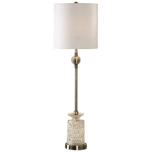 Uttermost 29367-1 Flaviana Antique Brass Buffet Lamp