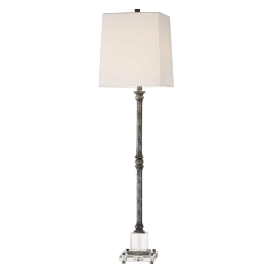 Uttermost 29638-1 Teala Aged Black Buffet Lamp