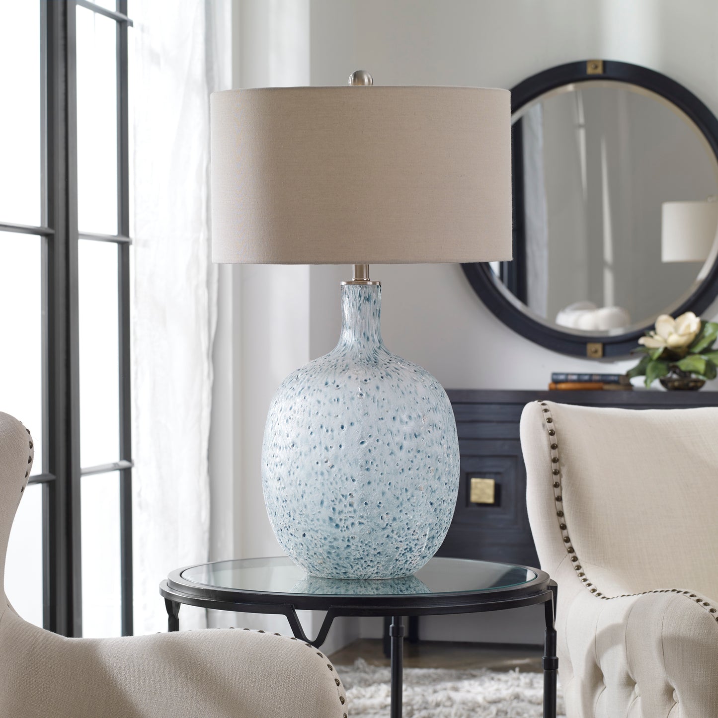 Uttermost 27879-1 Oceaonna Glass Table Lamp