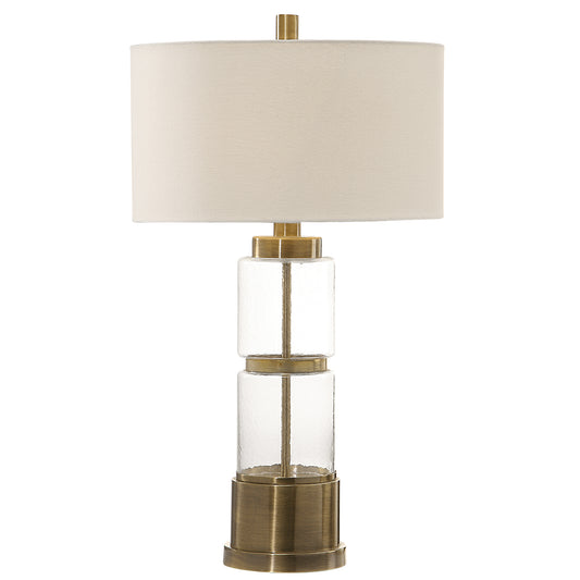 Uttermost 27830-1 Vaiga Glass Column Lamp