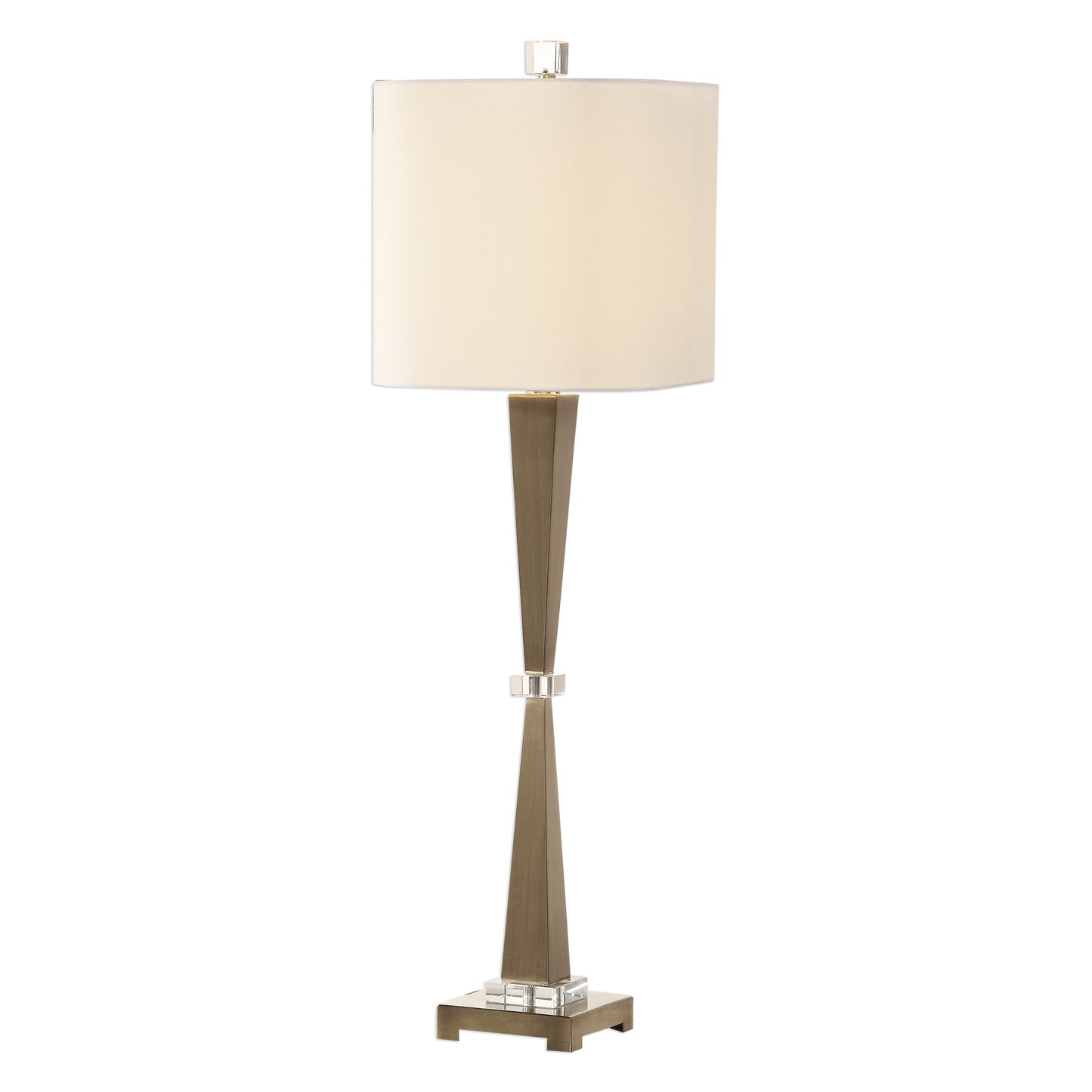 Uttermost 29618-1 Niccolai Antiqued Nickel Lamp