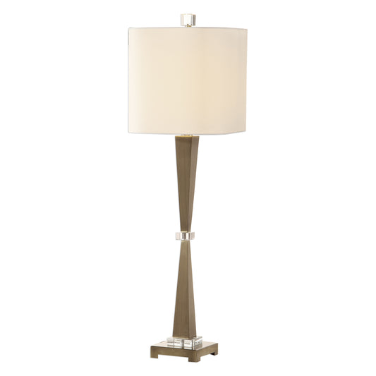 Uttermost 29618-1 Niccolai Antiqued Nickel Lamp