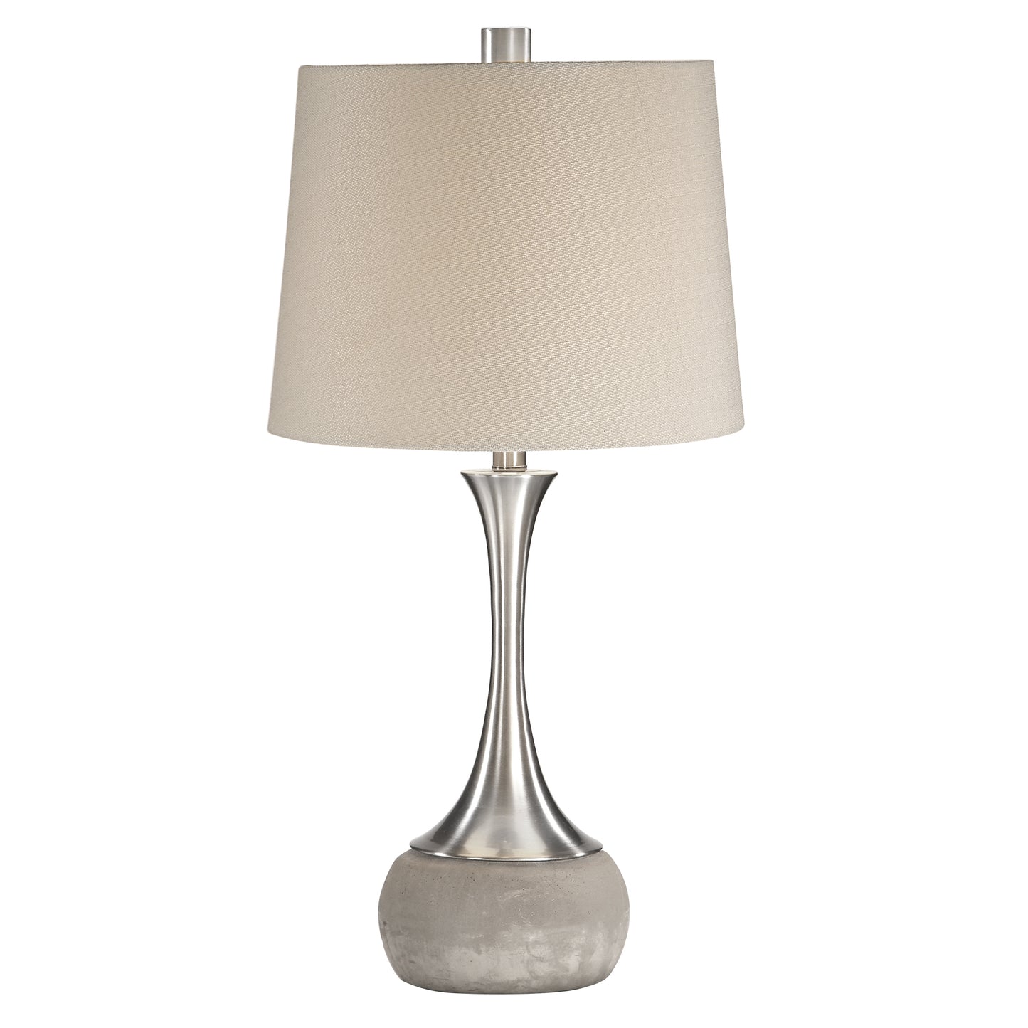 Uttermost 27875-1 Niah Brushed Nickel Lamp