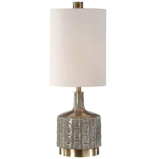 Uttermost 29682-1 Darrin Gray Table Lamp