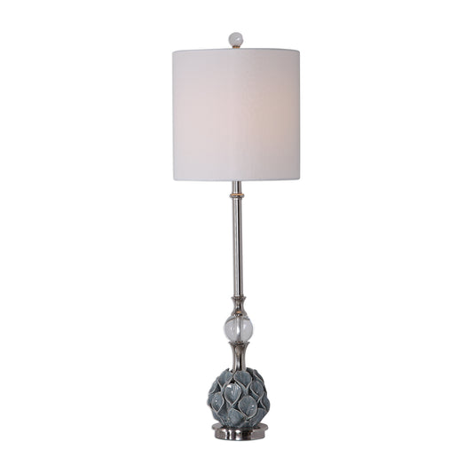 Uttermost 29674-1 Elody Blue Gray Buffet Lamp