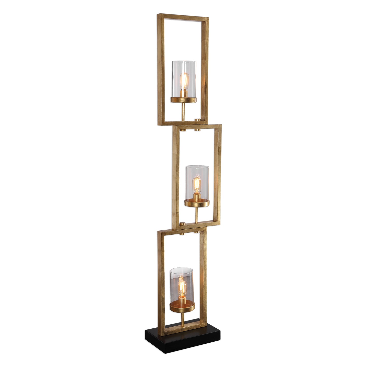 Uttermost 28189-1 Cielo Staggered Rectangles Floor Lamp
