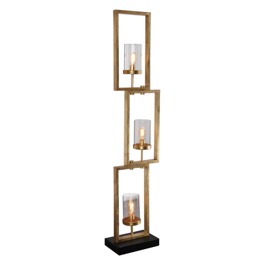 Uttermost 28189-1 Cielo Staggered Rectangles Floor Lamp