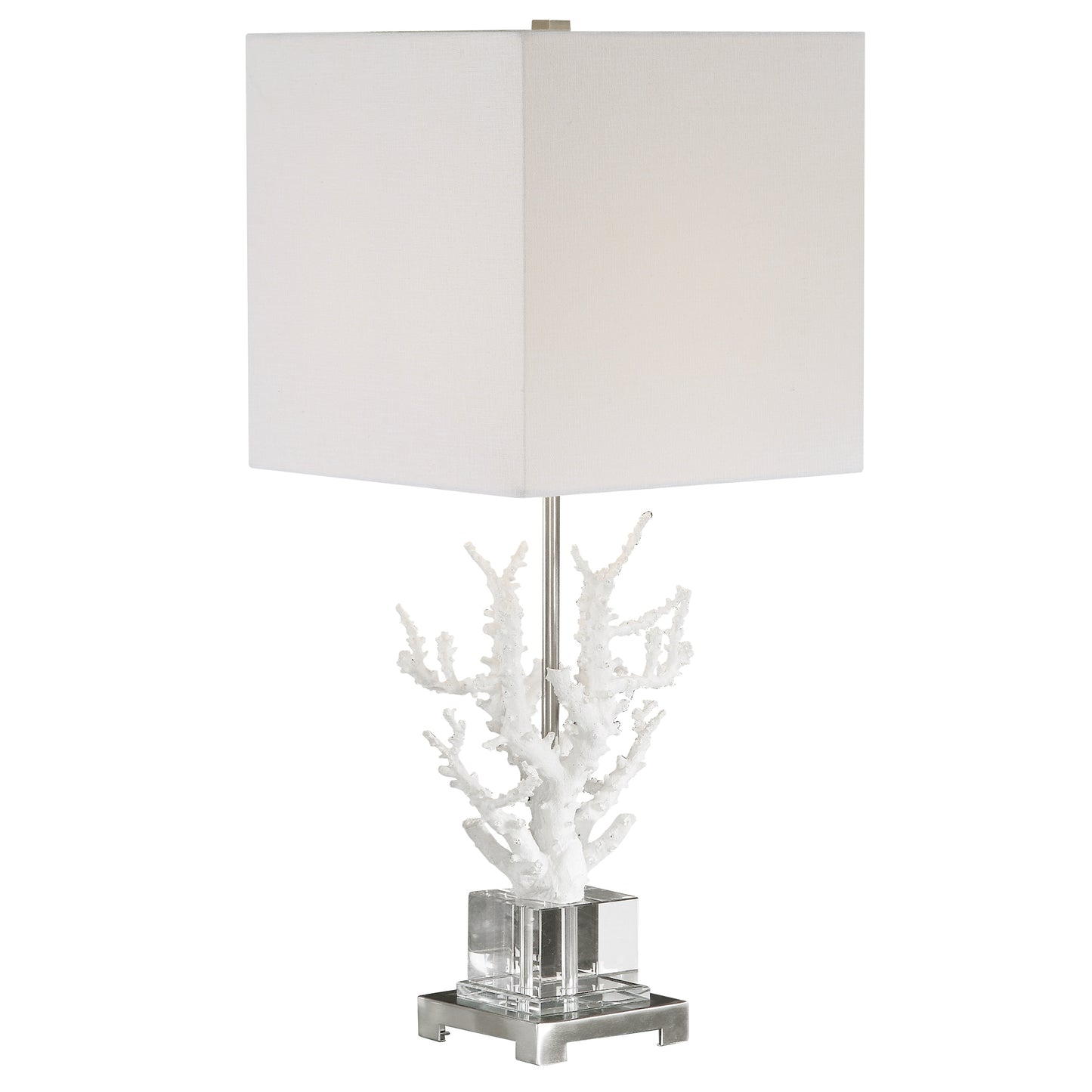 Uttermost 29679-1 Corallo White Coral Table Lamp