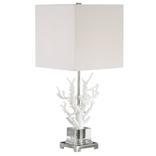 Uttermost 29679-1 Corallo White Coral Table Lamp