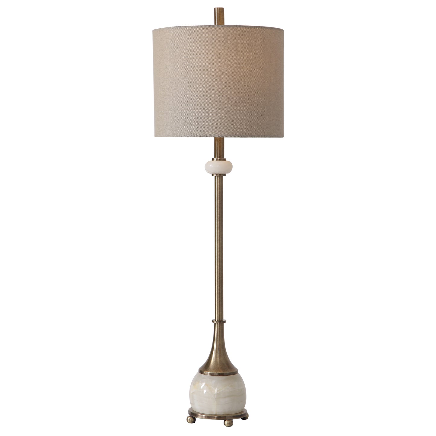 Uttermost 29687-1 Natania Plated Brass Buffet Lamp