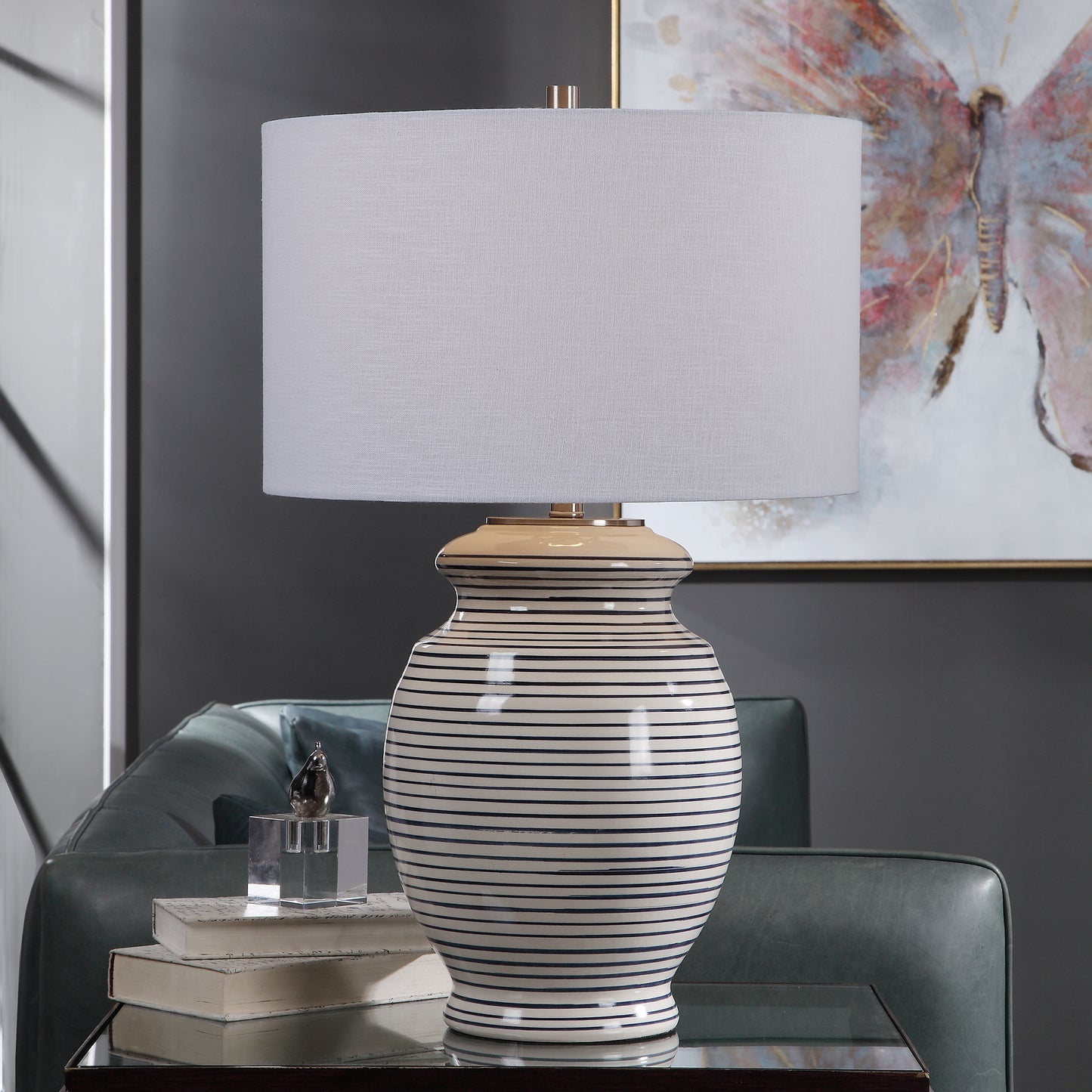 Uttermost 26383-1 Marisa Off White Table Lamp