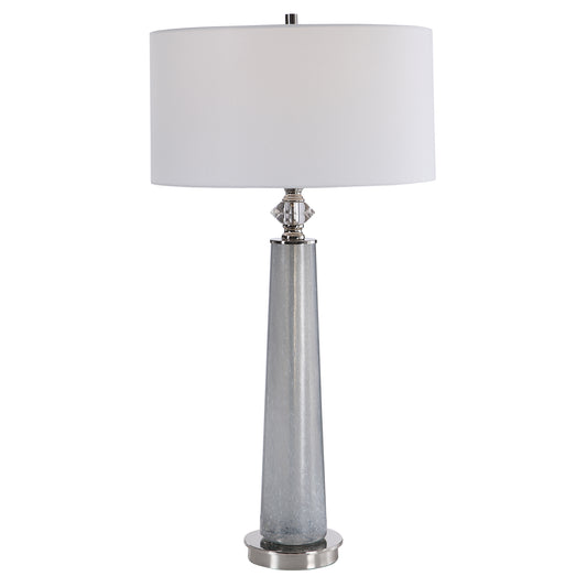 Uttermost 26378 Grayton Frosted Art Table Lamp