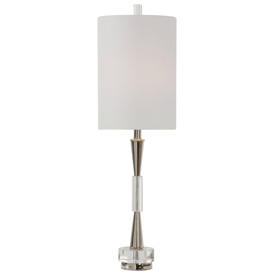 Uttermost 29734-1 Azaria Polished Nickel Buffet Lamp